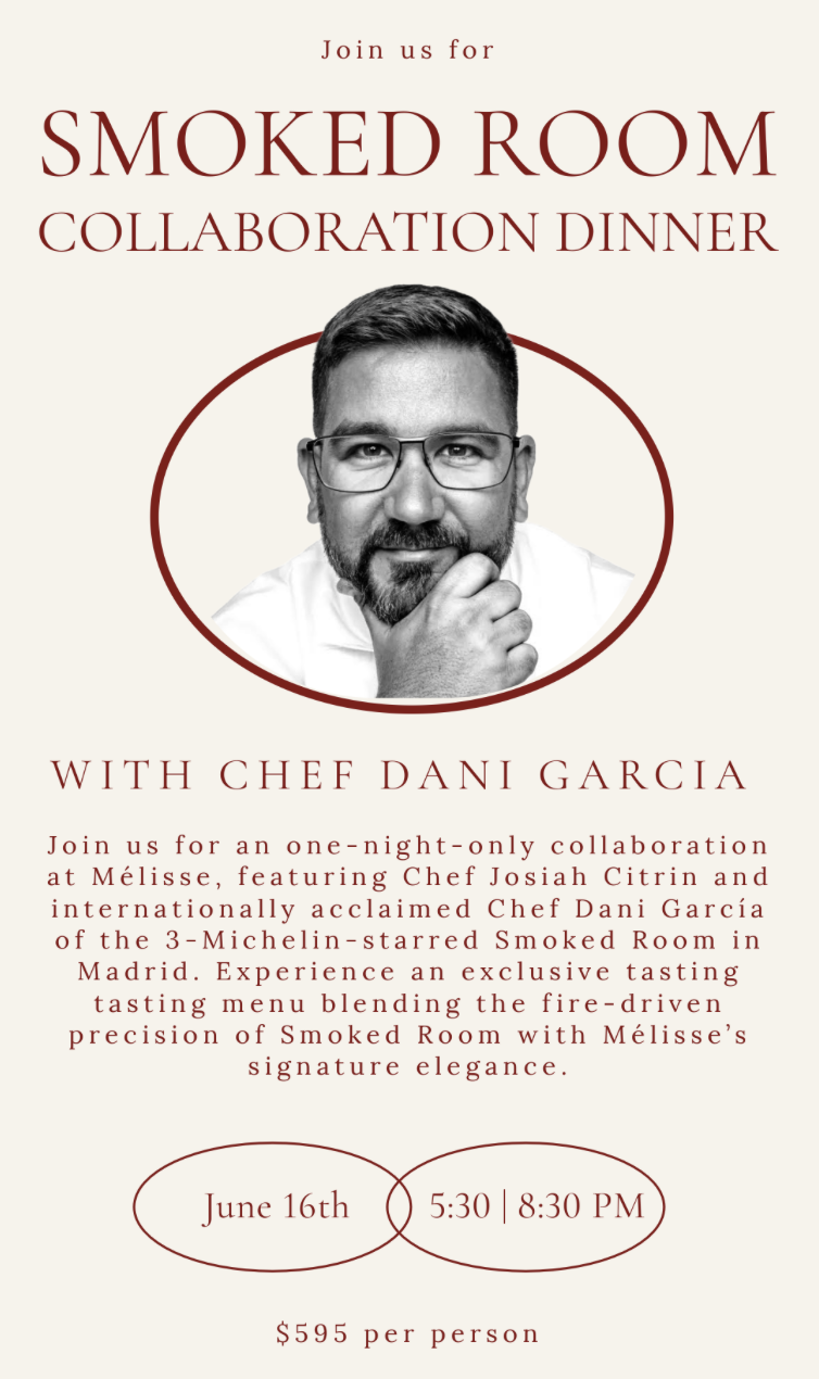 Smoked Room Collaboration Dinner